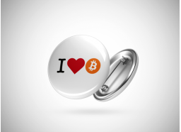 Pin I Love Bitcoin