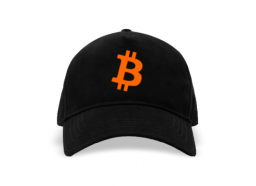 Gorra Bitcoin Logo Negra