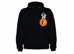 Sudadera Bitcoin Astronáuta